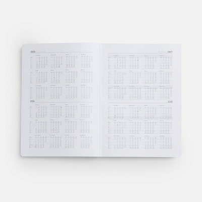 Ежедневник New Factor, недатированный, темно-синий