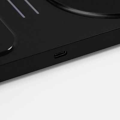 Беспроводное зарядное устройство с подогревом кружки Hot Task, черное