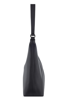 Сумка женская наплечная большая BUGATTI Mila, черная, полиуретан, 31 x 11 x 22/28 см