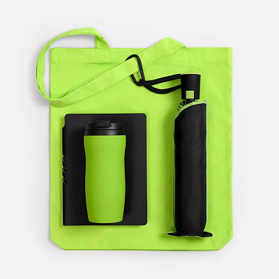 Набор Flexpen Black Walk, черный с зеленым