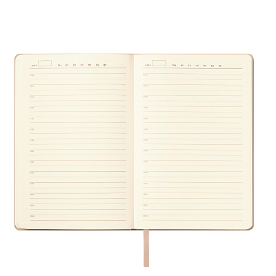 Ежедневник Верона (Verona) недатированный, бежевый (без упаковки, без стикера)