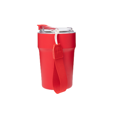 Термокружка вакуумная Монако (Monaco), красная