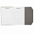 Ежедневник A5 недатированный Enzo, в твёрдой обложке, серый - Фото 3