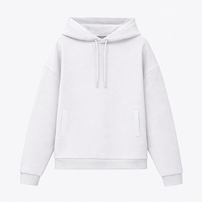 Худи релакс унисекс Баланс, с начесом , размер 3XL/4XL (Белый)