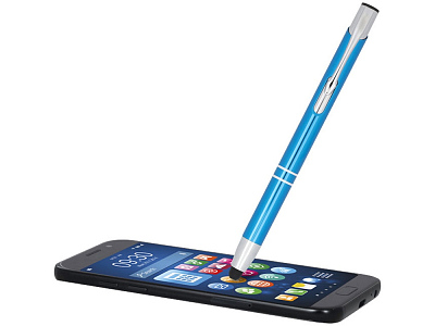 Ручка-стилус металлическая шариковая Moneta с анодированным покрытием