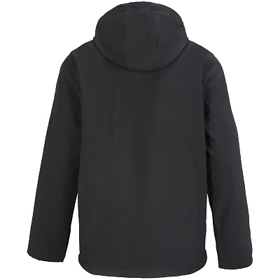 Куртка софтшелл с капюшоном мужская Race Men, черная