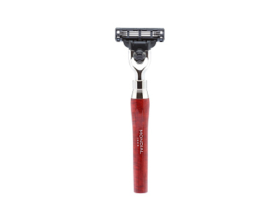 Бритвенный набор: станок MACH3, помазок, подставка