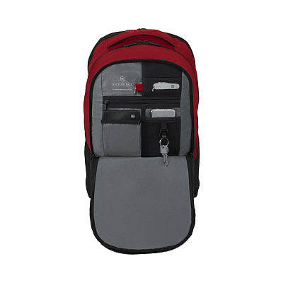Рюкзак VICTORINOX VX Sport Evo Deluxe Backpack, красный, полиэстер, 35x25x48 см, 28 л