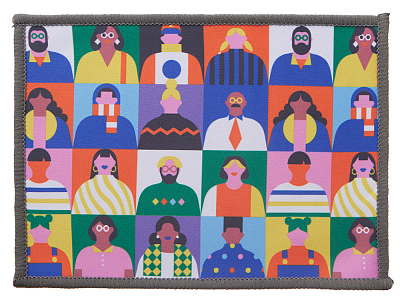 Салфетка из микрофибры с возможностью полноцветной печати