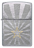 Зажигалка ZIPPO Star Design с покрытием Brushed Chrome, латунь/сталь, серебристая, 36x13x57 мм - Фото 2