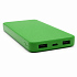 Внешний аккумулятор Polus, 10000 Mah, софт-тач покрытие, зеленый - Фото 4