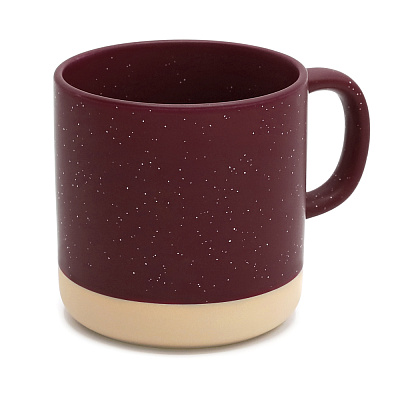 Кружка Marina, бордовая (Бордовый)