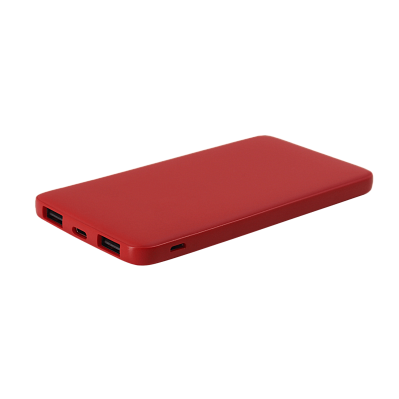 Внешний аккумулятор Bplanner Power 1 ST, софт-тач, 5000 mAh (Красный) (Красный)