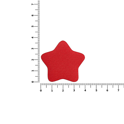 Наклейка тканевая Lunga Bial, M, красная