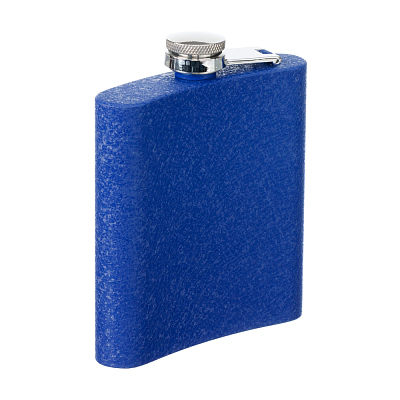 Фляга S.Quire 0,18 л, Black Ice, сталь, синяя