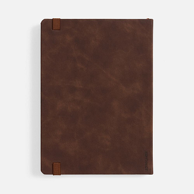 Ежедневник Urban Metal, недатированный, коричневый