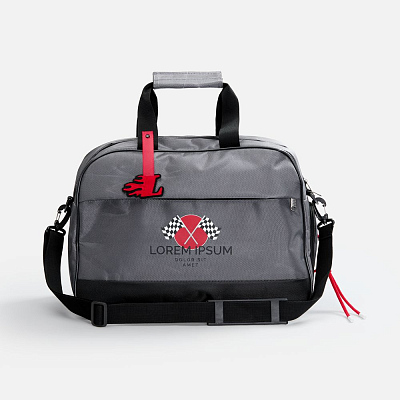 Спортивная сумка Atlantes, синяя с черным