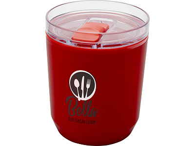 Кружка из переработанного пластика Hudson с двойными стенками