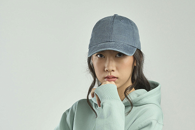 Бейсболка винтажная DIGG, 6 клиньев, металлическая застежка