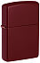 Зажигалка ZIPPO Classic с покрытием Merlot, латунь/сталь, бордовая, глянцевая, 38x13x57 мм - Фото 1