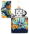 Зажигалка ZIPPO Compass с покрытием Glow In The Dark Green, латунь/сталь, разноцветная, 38x13x57 мм - Фото 3