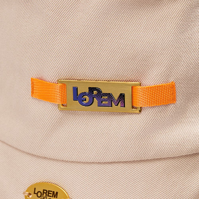 Стропа текстильная Fune 10 S, оранжевый неон, 10 см