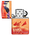 Зажигалка ZIPPO Mars Design с покрытием 540 Matte, латунь/сталь, красная, матовая, 38x13x57 мм - Фото 4