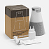 Bluetooth-колонка с беспроводной зарядкой и подсветкой Cone Sonance, серая - Фото 8