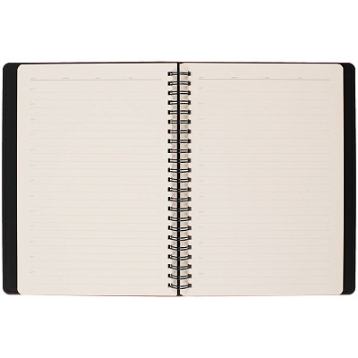 Ежедневник Spring Urban на заказ, недатированный, бордовый