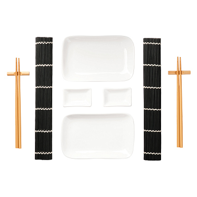 Набор для сервировки суши Tokyo (10 предметов), черный