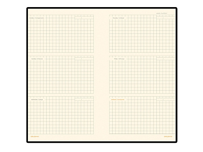 Еженедельник недатированный А6 Metropol