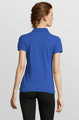 Рубашка поло женская People 210, ярко-синяя (royal)