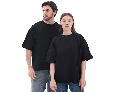 Футболка оверсайз Beta.01 унисекс (Чёрный)