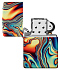 Зажигалка ZIPPO Swirl с покрытием Glow In The Dark Green, латунь/сталь, разноцветная, 38x13x57 мм - Фото 4