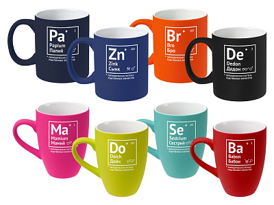 Кружка «Папий» с покрытием софт-тач, темно-синяя