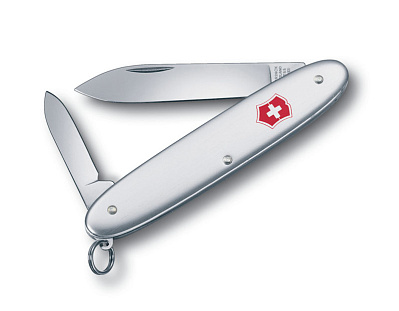 Нож перочинный VICTORINOX Excelsior, 84 мм, 3 функции, алюминиевая рукоять  (Серебристый)