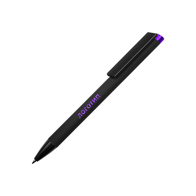 Ручка металлическая шариковая Taper Metal soft-touch