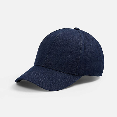 Бейсболка Denimate, темно-синяя (Тёмно-синий)