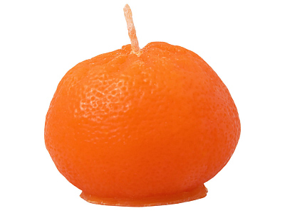 Набор свечей Мандарины в сетке, без аромата