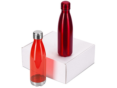 Подарочный набор с термосом и бутылкой Bottle set (Красный)