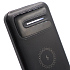 Внешний аккумулятор Odyssey, 10000 mAh с беспроводной зарядкой, черный - Фото 2