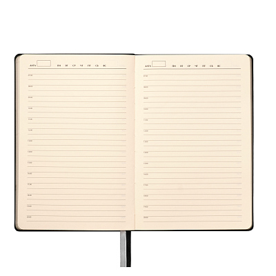 Ежедневник Tweed недатированный, черный