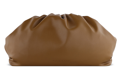 Сумка-пауч женская маленькая BUGATTI Mila, коньячная, полиуретан, 34 x 6 x 21 см