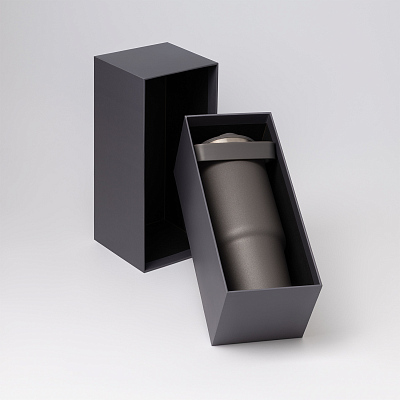 Термокружка вакуумная Montana, черный