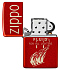 Зажигалка ZIPPO Retro с покрытием Metallic Red, латунь/сталь, красная, 38x13x57 мм - Фото 4