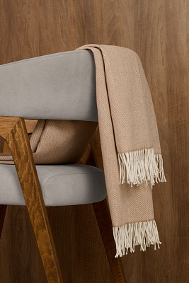 Плед «Гирвас», бежевый