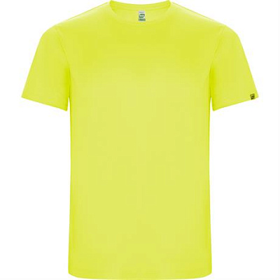 Спортивная футболка IMOLA мужская, МОРСКОЙ СИНИЙ M (Флуоресцентный желтый)