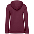 Толстовка с капюшоном женская Hoodie, бордовая - Фото 2