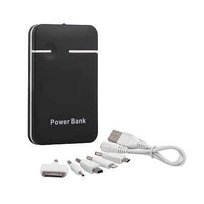 Зарядное устройство "Кругосветка" 5000 mAh, черный#, черный (Чёрный)