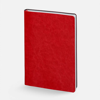 Ежедневник Nebraska Flex, недатированный, красный с серебристым (Золотистый)